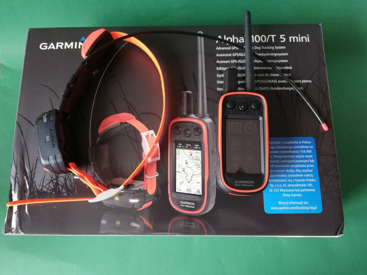 Garmin Alpha 100 T5 Mini Polish version Garmin Alpha 100 T5 Mini Polish version