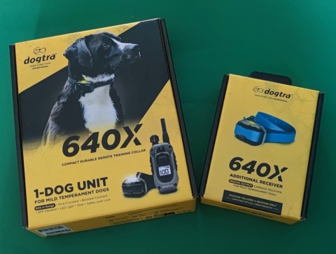 Obroża elektryczna Dogtra 640X dla 2 psów niebieska