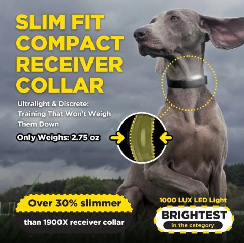 Obroża elektryczna Dogtra ARC-X Stymulacja Sygnał dźwiękowy Wibracja Światło lokalizacji