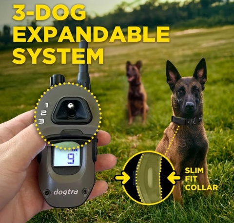 Obroża elektryczna Dogtra ARC-X Stymulacja Sygnał dźwiękowy Wibracja Światło lokalizacji