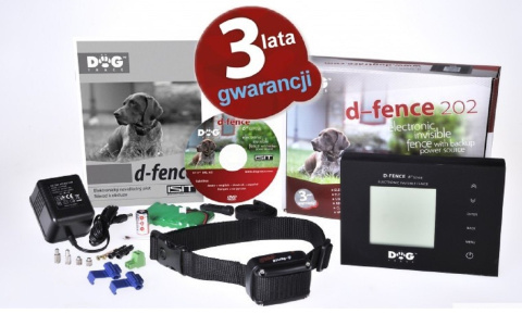 BEZ kabla Elektroniczne ogrodzenie DOG TRACE d-fence 1001 for 1 dog