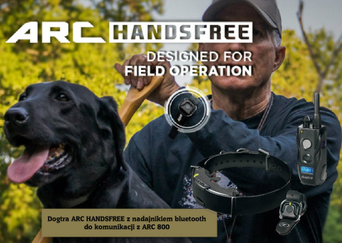 Dla 2 psów obroże elektrycze Dogtra ARC 802 Handsfree PLUS Dla 2 psów obroże elektrycze Dogtra ARC 802 Handsfree PLUS