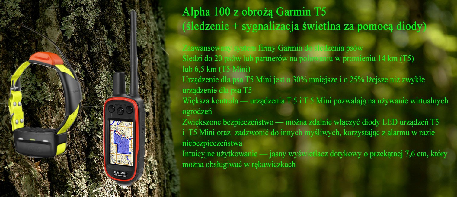 GARMIN ALPHA 100 DLA MYŚLIWYCH